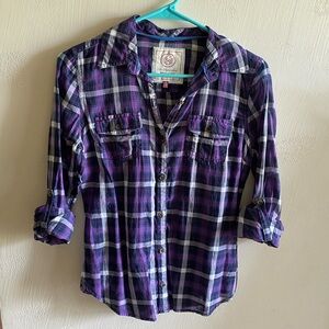 SO Purple flannel shirt